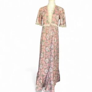 Gilligan & O'Malley Pink Floral Nightgown